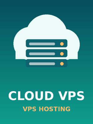 Cloud VPS server icon