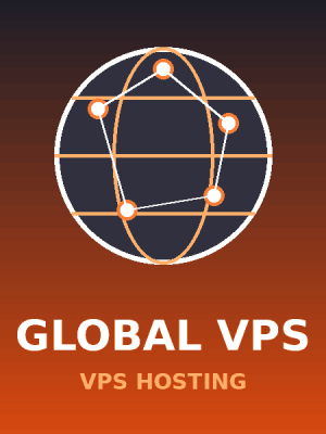 Global VPS network icon